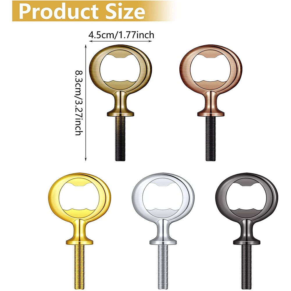 Beer Wine Kit - AEE6-7 szt. Metalowe otwieracze do butelek,