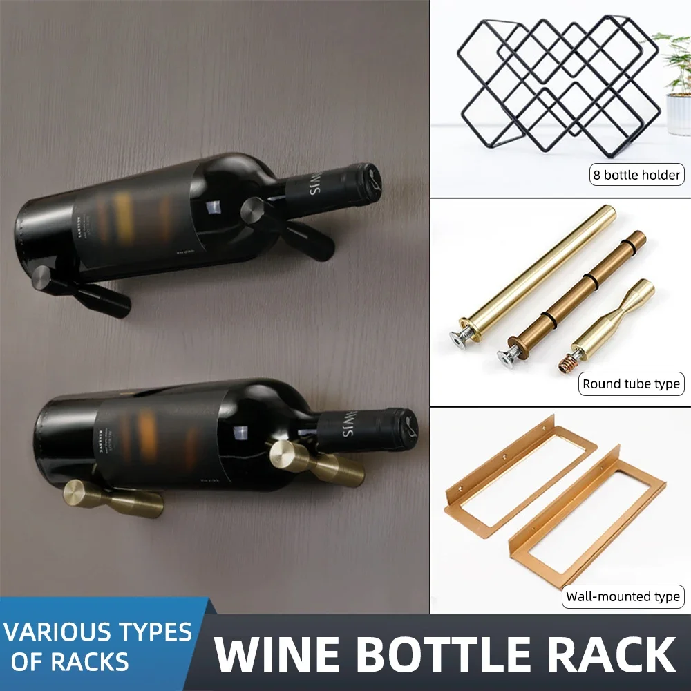 Wine Beer Rack - Stojak na wino ze stopu aluminium,