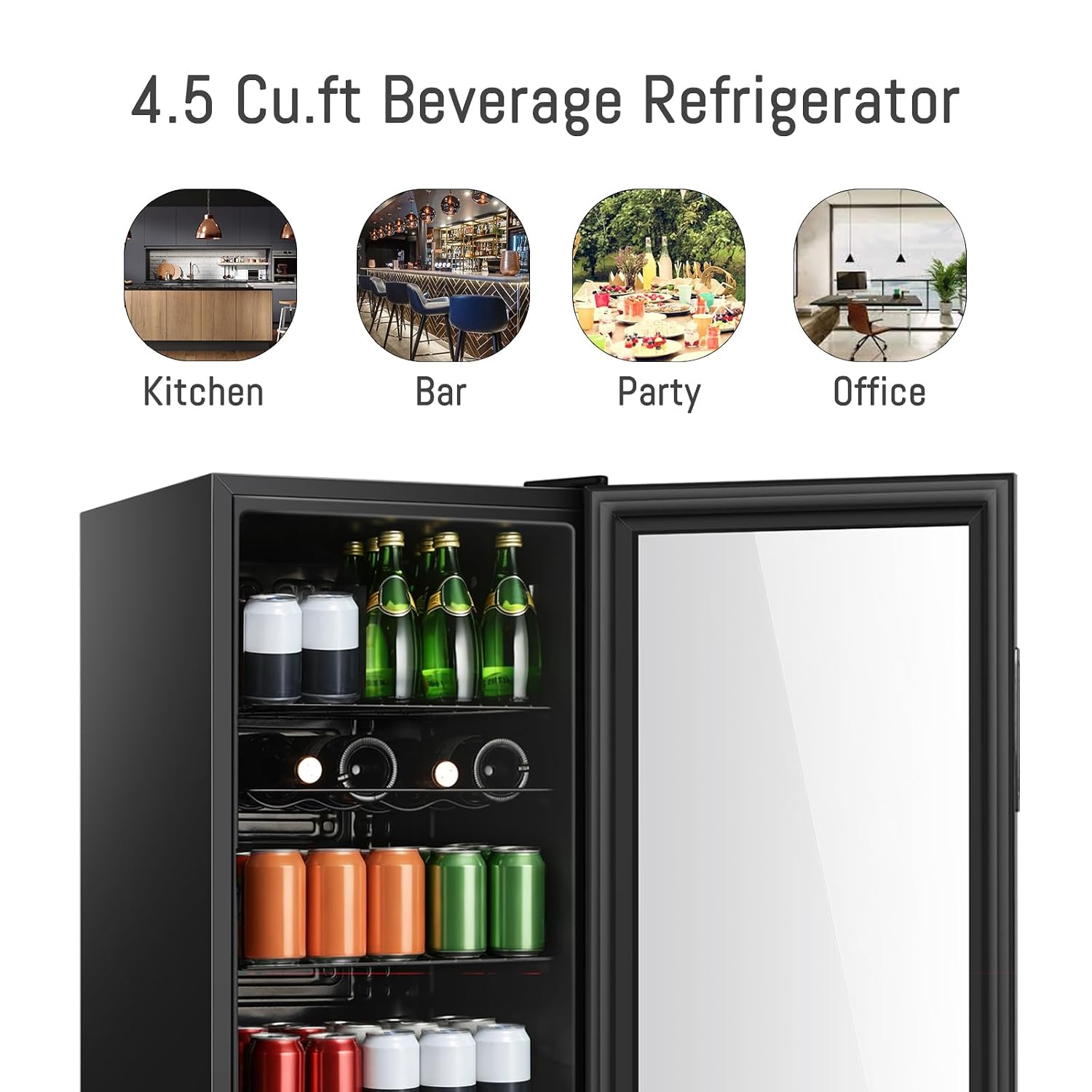 Lodówka na napoje o pojemności – Wine Beer Mini Fridge recenzja i cena