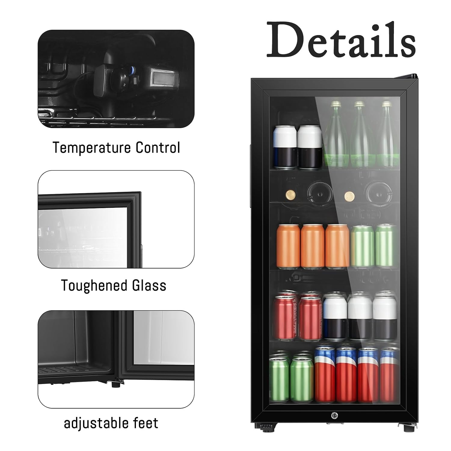 Lodówka na napoje o pojemności – Wine Beer Mini Fridge recenzja i cena