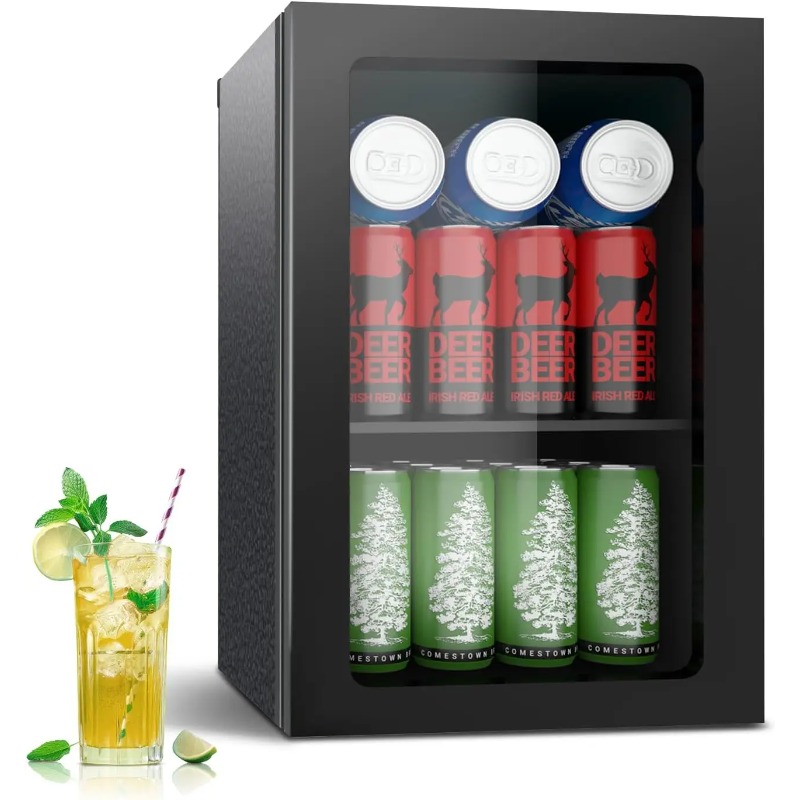 Minilodówka na 24 puszki z szk – Wine Beer Mini Fridge recenzja i cena