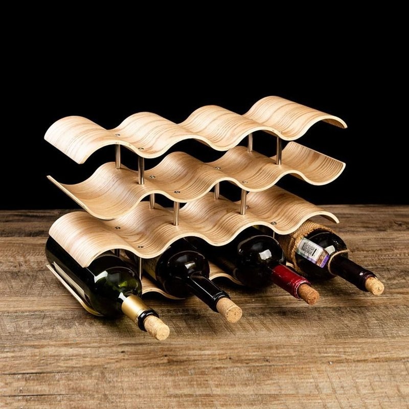 Drewniane stojaki na butelki w – Wine Beer Rack recenzja i cena
