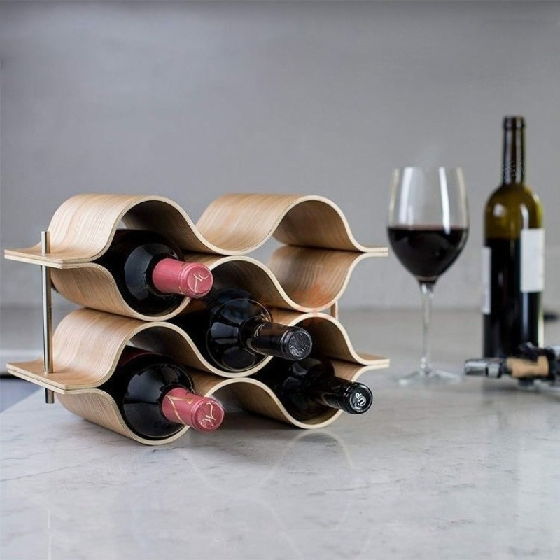 Drewniane stojaki na butelki w – Wine Beer Rack recenzja i cena