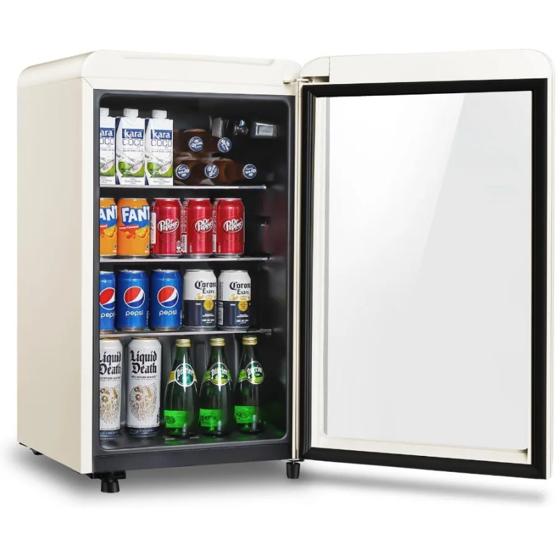 Retro Lodówka do Napojów 3.2 C – Wine Beer Mini Fridge recenzja i cena