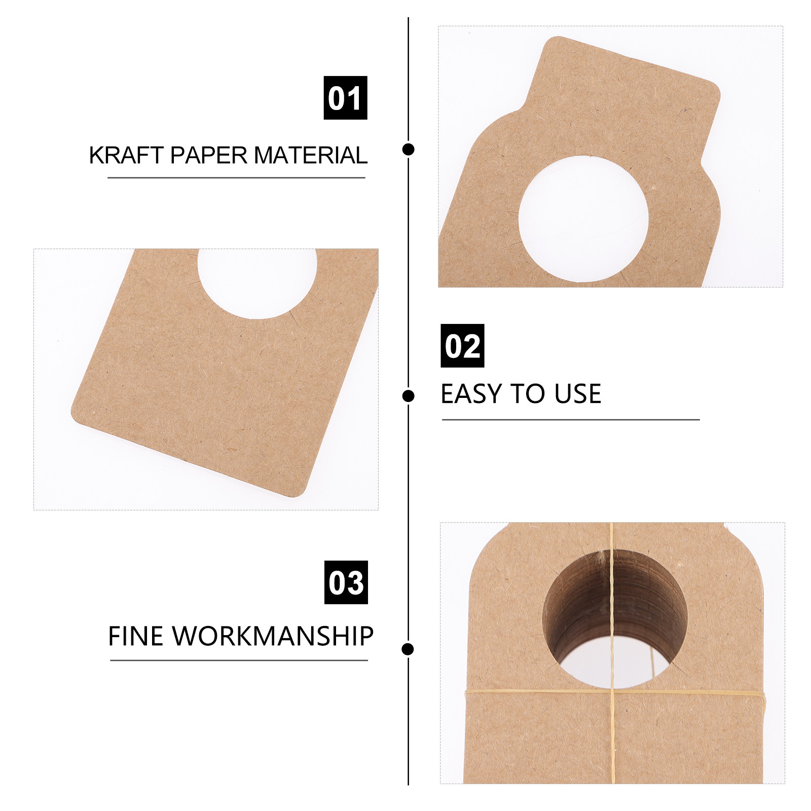 100 szt. etykiet z papieru kra – Wine Beer Rack recenzja i cena