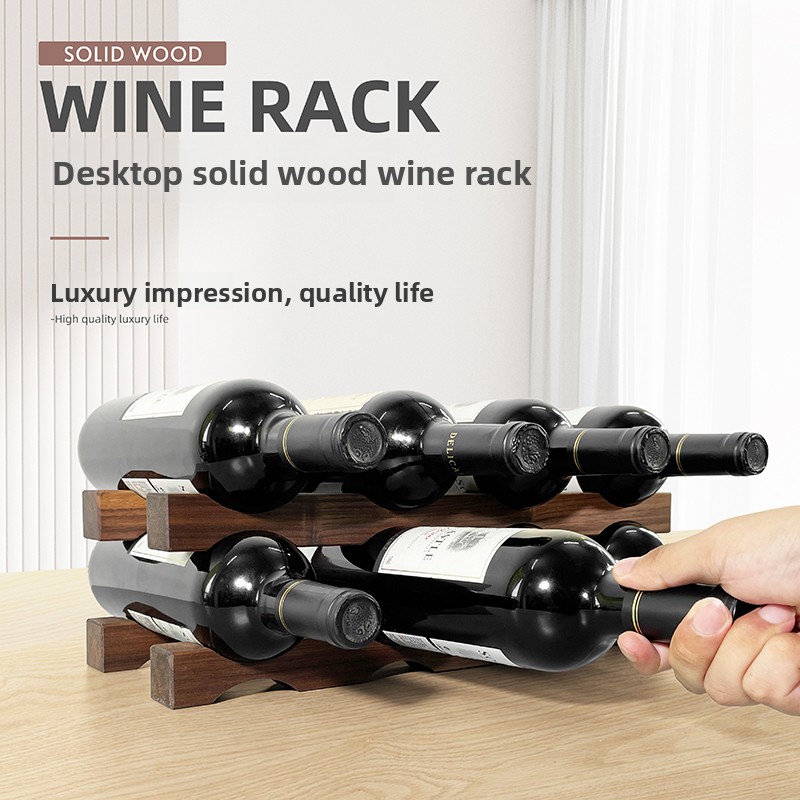 Stojak na wino z litego drewna – Wine Beer Rack recenzja i cena