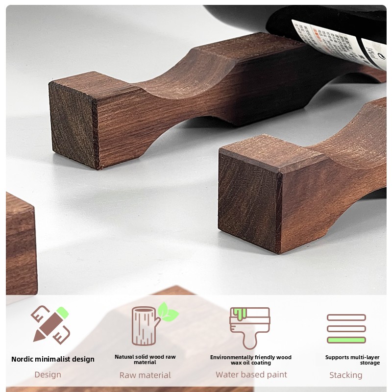 Stojak na wino z litego drewna – Wine Beer Rack recenzja i cena