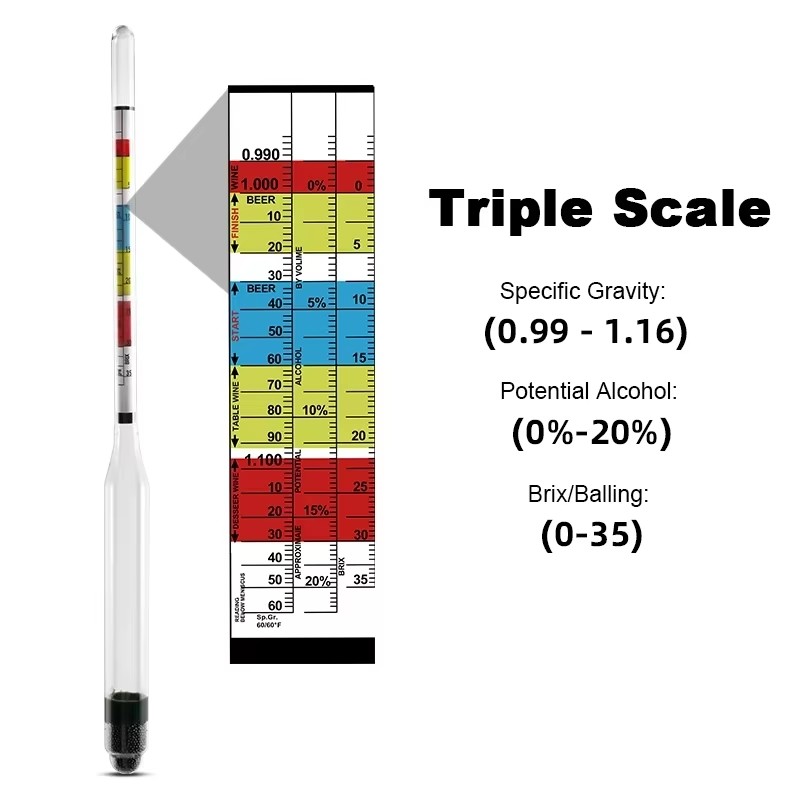 Hydrometer Tester & 250ml Meas – Wine Beer And Mead recenzja i cena