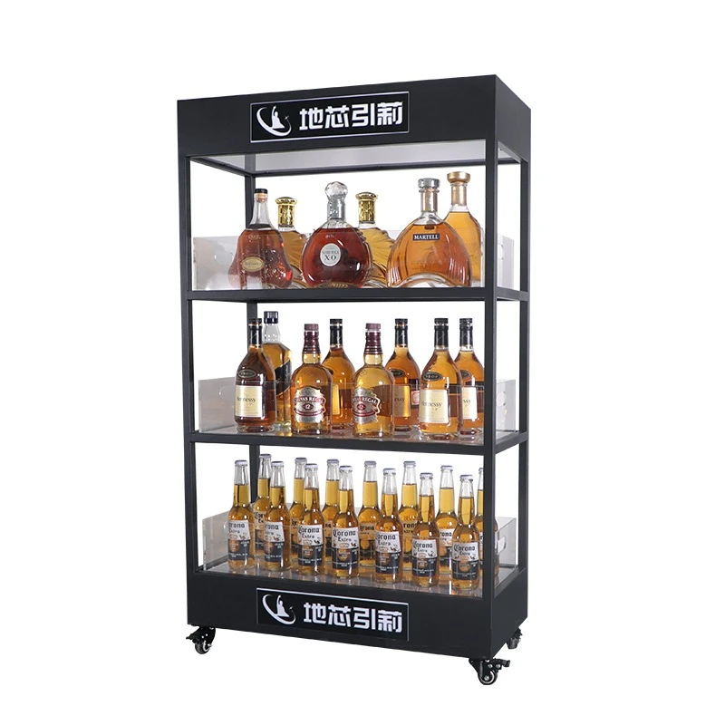 Trójwarstwowa, podświetlana sz – Wine Beer Rack recenzja i cena