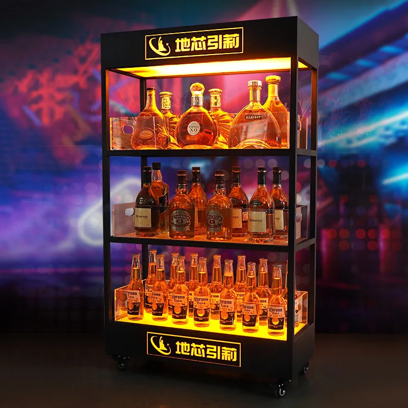 Trójwarstwowa, podświetlana sz – Wine Beer Rack recenzja i cena