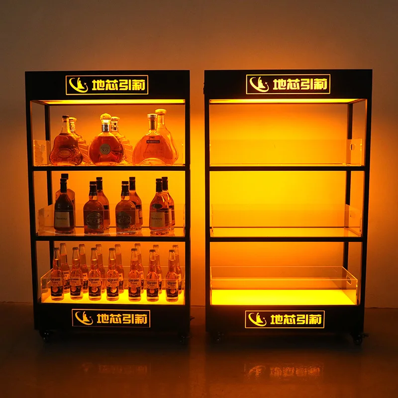 Trójwarstwowa, podświetlana sz – Wine Beer Rack recenzja i cena