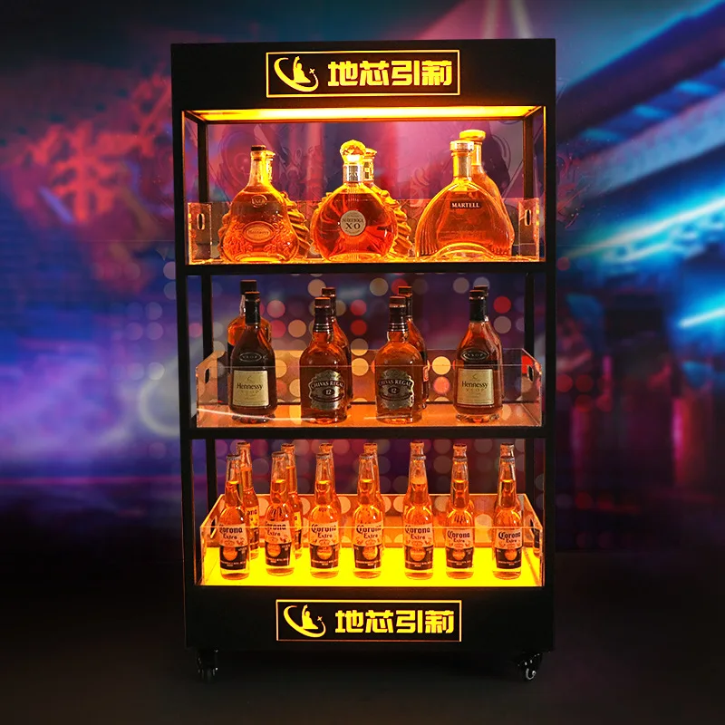Trójwarstwowa, podświetlana sz – Wine Beer Rack recenzja i cena
